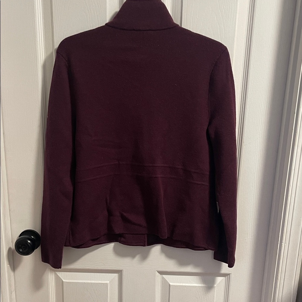 Talbots Rich Burgundy Blazer - Picture 3 of 3
